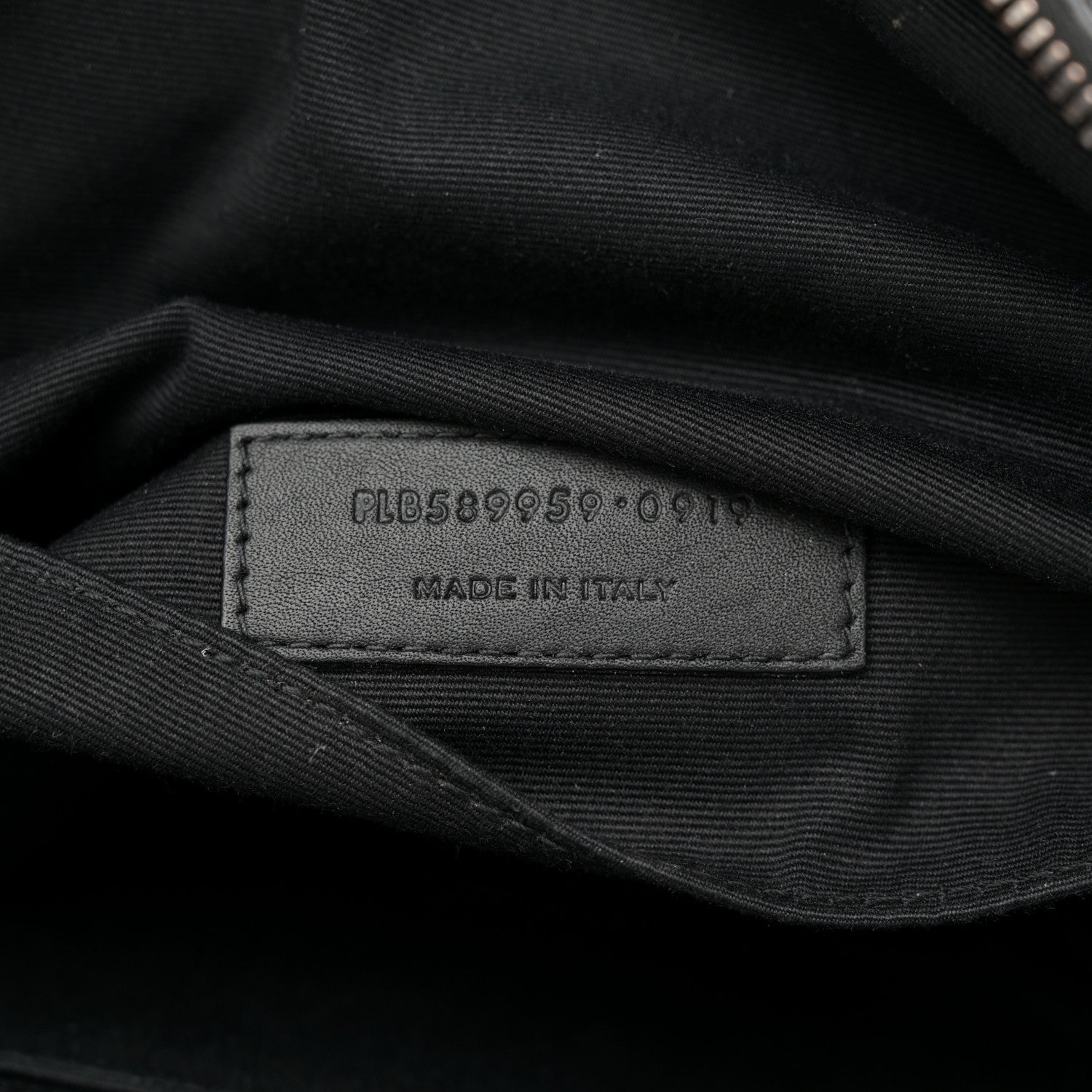 Saint Laurent Calfskin Monogram Belt Bag Black 7 of 18