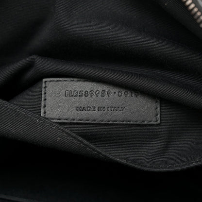 Saint Laurent Calfskin Monogram Belt Bag Black 7 of 18