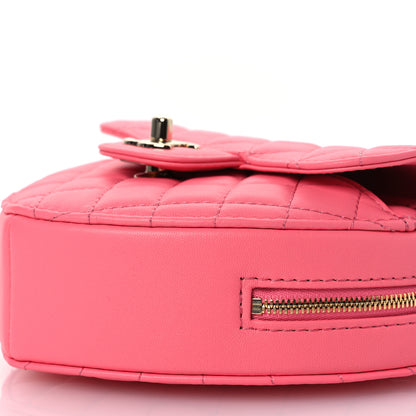 Chanel Lambskin Quilted CC In Love Heart Bag Pink 10 of 11