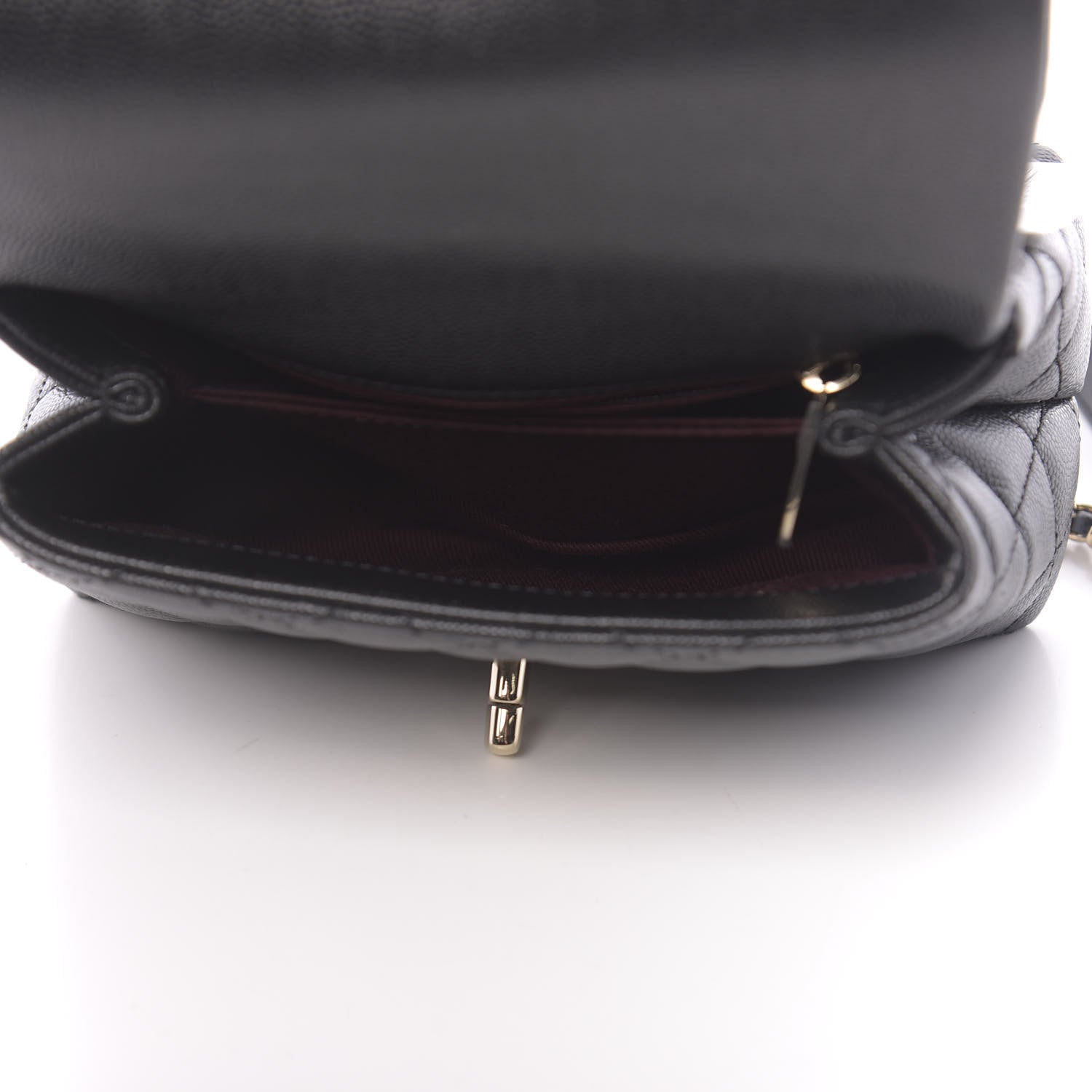 Chanel Caviar Quilted Extra Mini Coco Handle Flap Black 5 of 11