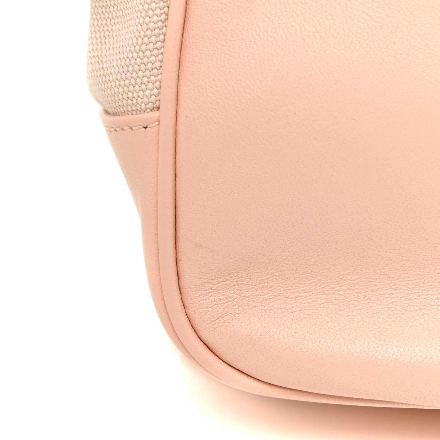 Nappa Intrecciato Canvas Safari Flap Shoulder Bag Flamingo