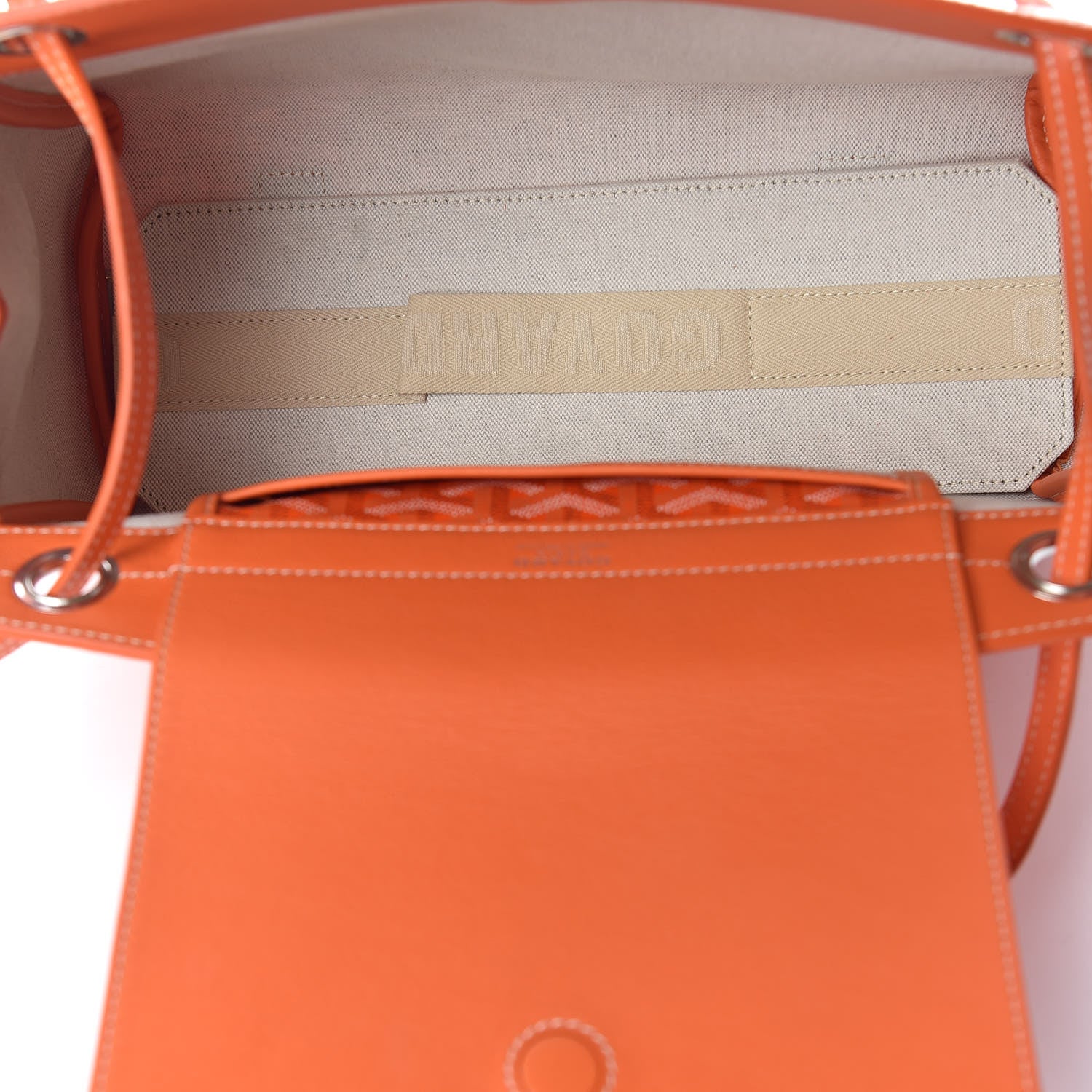Goyard Goyardine Rouette PM Orange 7 of 8