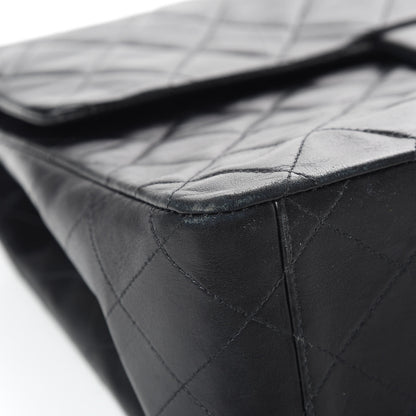 Chanel Lambskin Quilted XL Jumbo Single Flap Black 10 of 19
