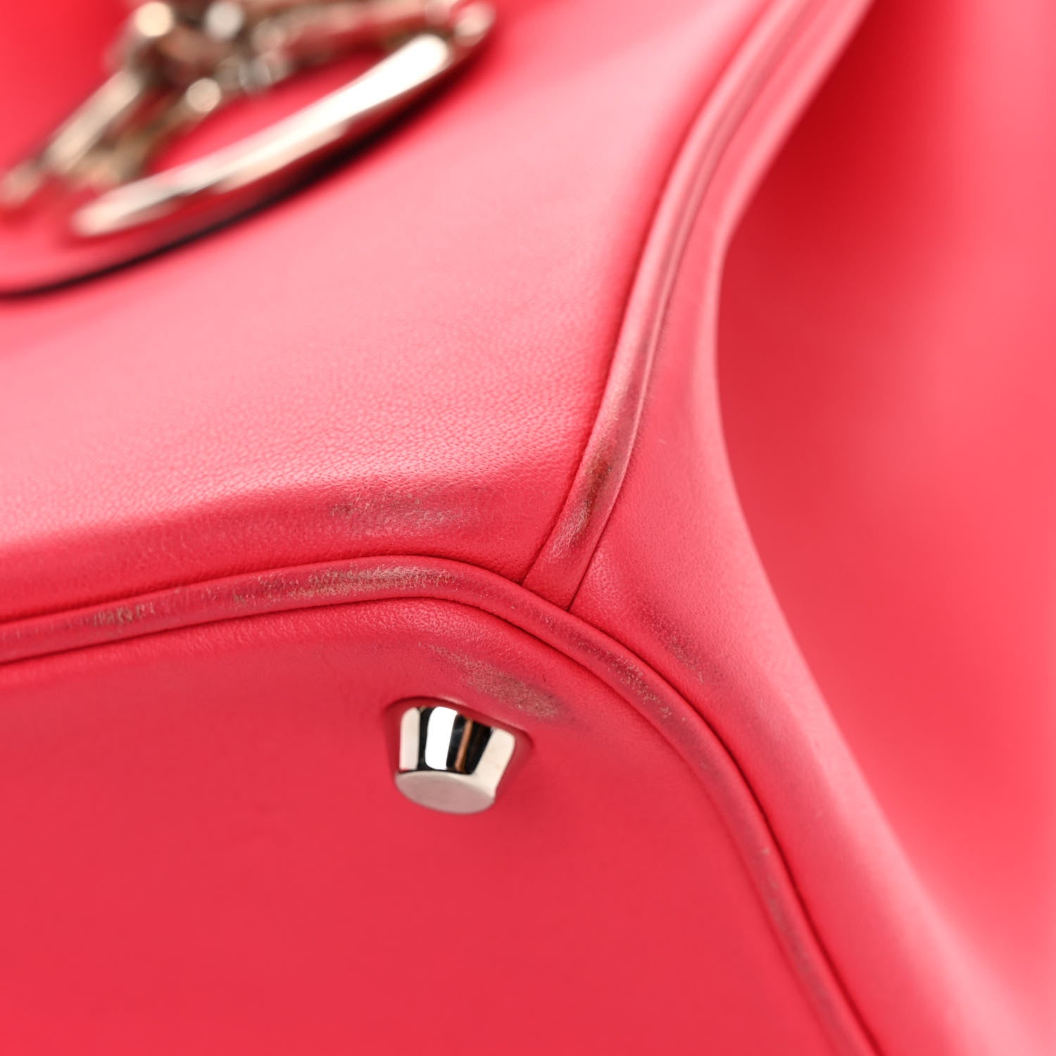 Christian Dior CHRISTIAN DIOR Smooth Calfskin Medium Diorissimo Tote Fuchsia 11 of 11