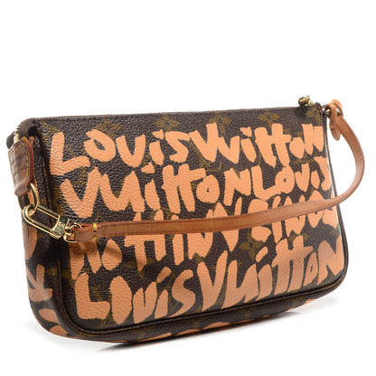 Louis Vuitton Monogram Graffiti Pochette Accessories Peach 4 of 18