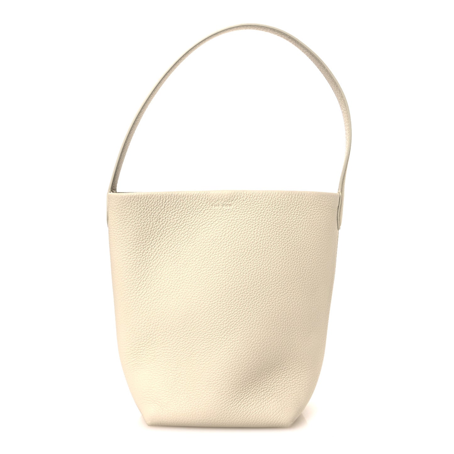 Grained Calfskin Small N/S Park Tote Ivory