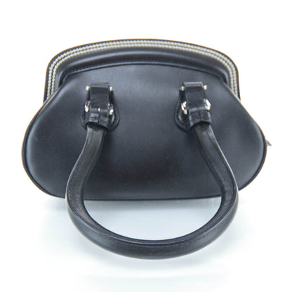 Christian Dior Leather Small Detective Satchel Black 3 of 11