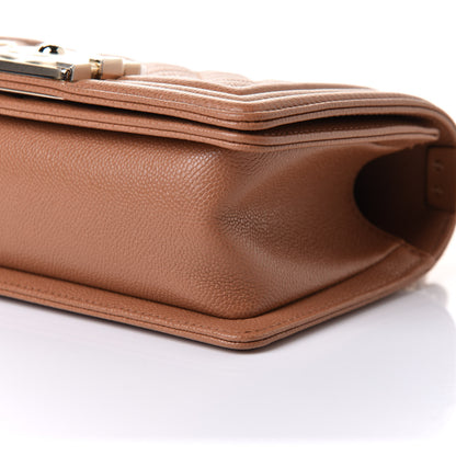 Chanel Caviar Quilted Small Boy Flap Brown 9 of 9