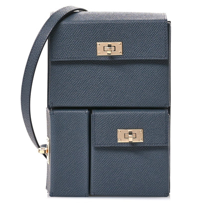 Hermes Epsom Kelly Multi Pocket Pochette To Go Gris Misty 1 of 11