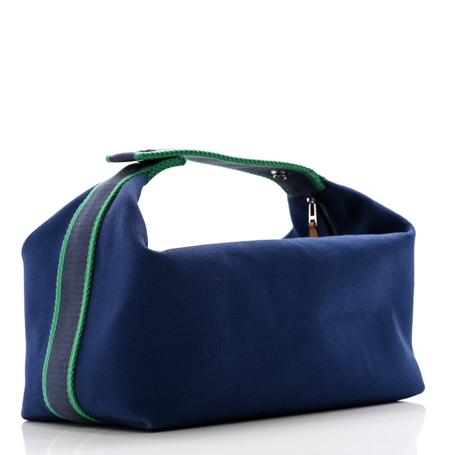 Hermes Canvas Large Bride-A-Brac Pouch Marine 3 of 9
