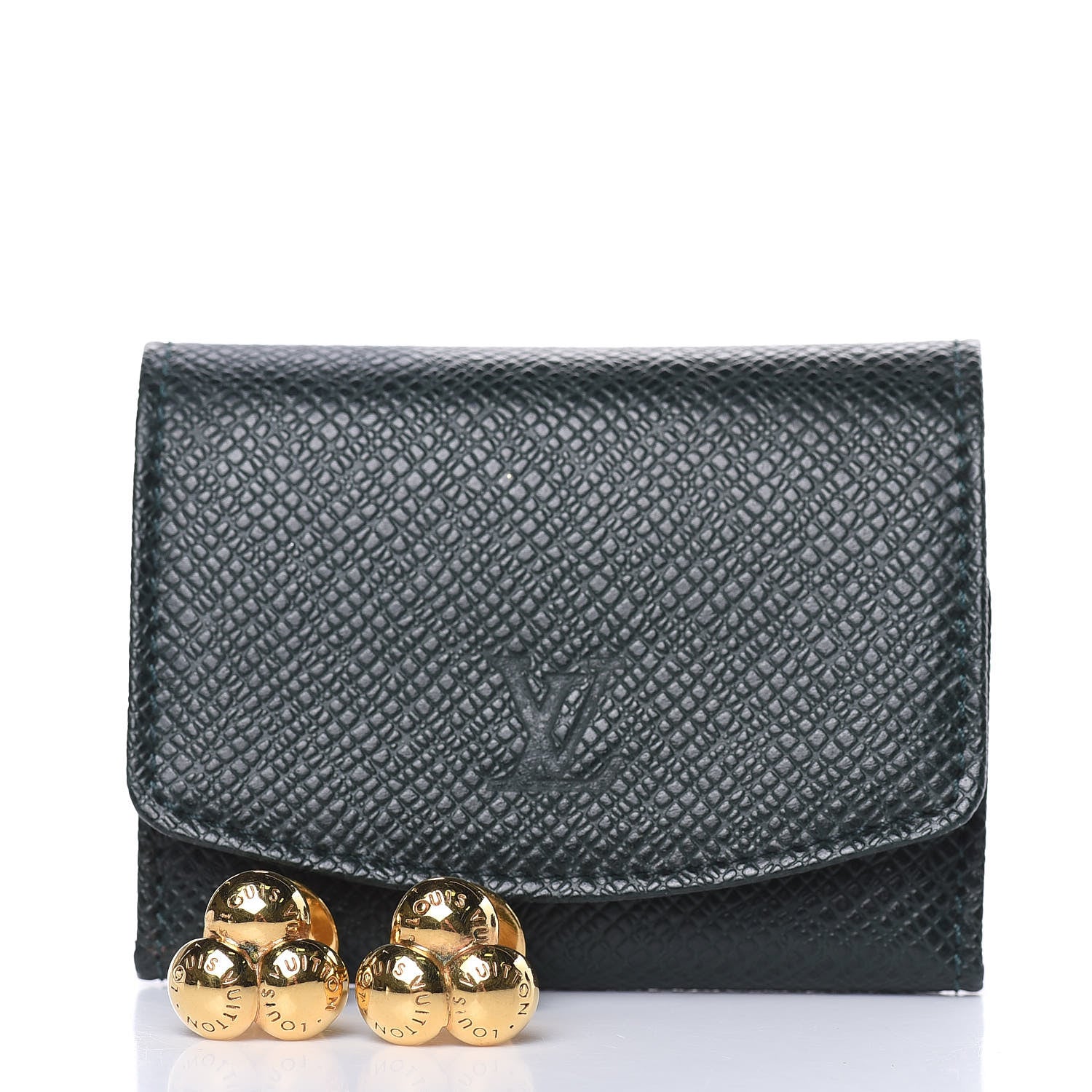 Louis Vuitton Nail Rivet Cufflinks Gold 3 of 4