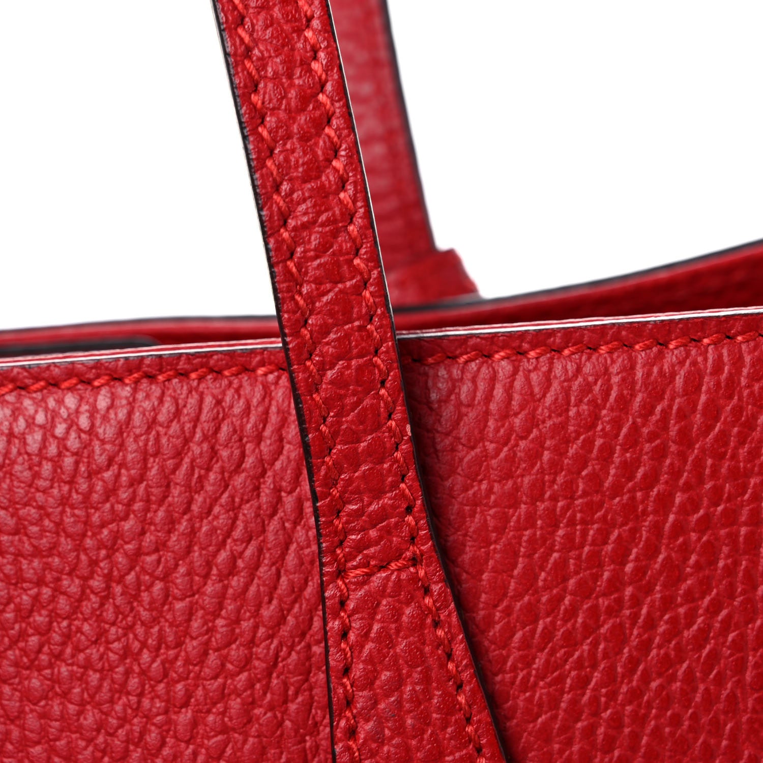 Gucci Dollar Calfskin Small Swing Tote Red 11 of 12