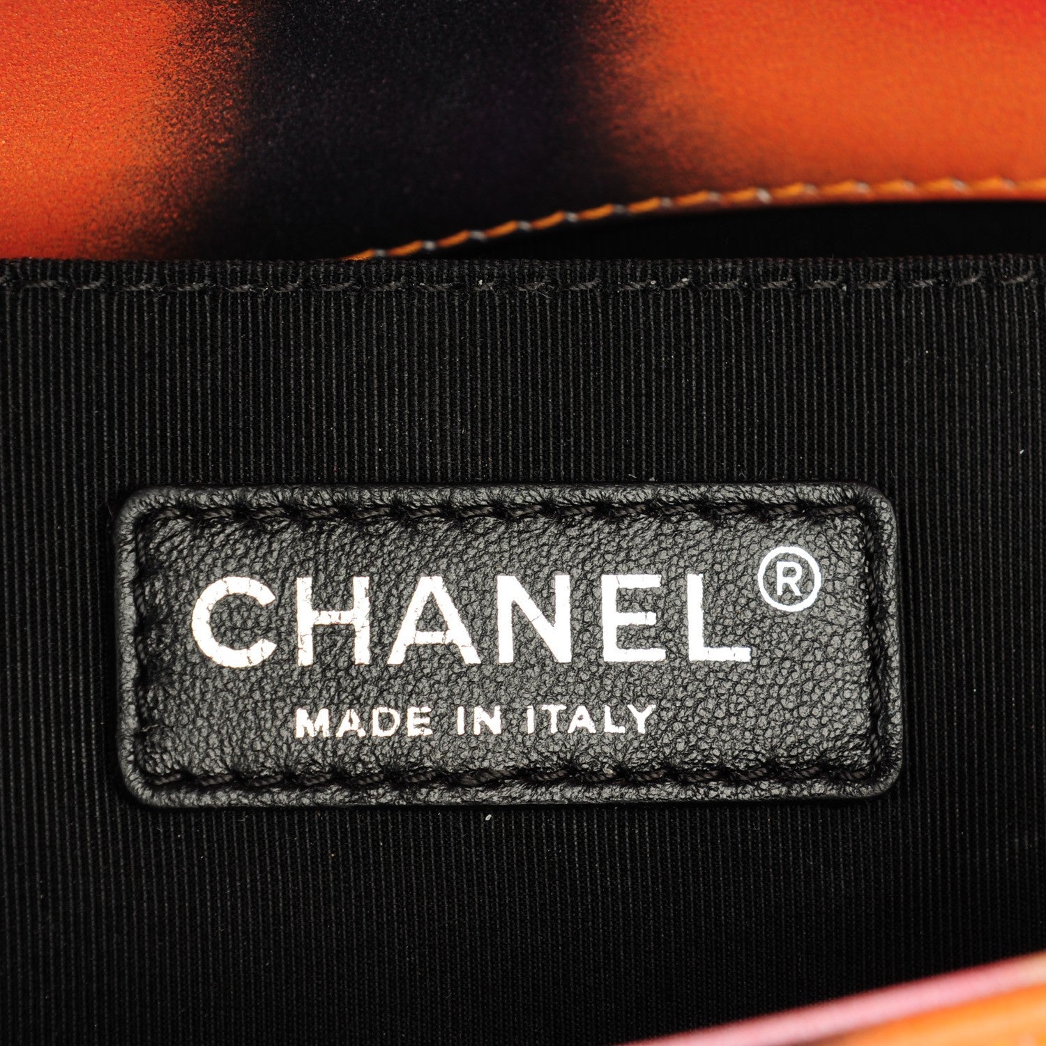 Chanel Printed Lambskin Quilted Medium Flower Power Boy Flap 6 of 7