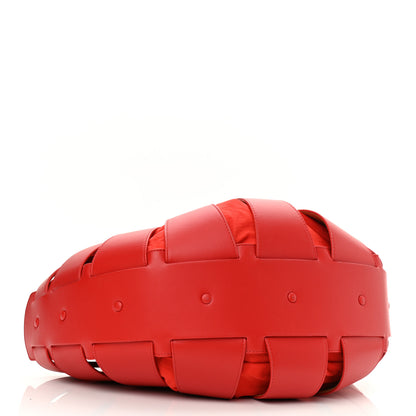 Bottega Veneta French Calfskin Shell Bag Chili Tomato 4 of 9