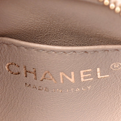 Chanel Aged Calfskin Quilted Mini Reissue Camera Case Beige Clair 5 of 9