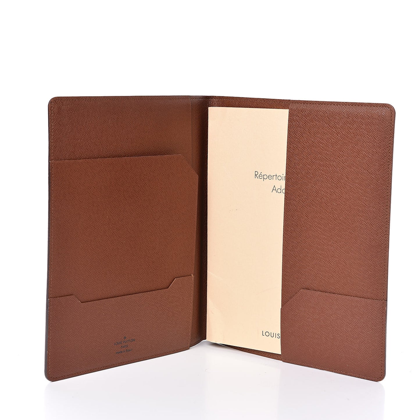 Monogram Desk Agenda Cover