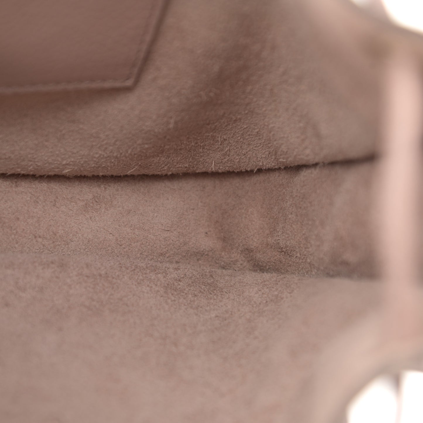 Grained Calfskin Rockstud Bucket Bag Poudre