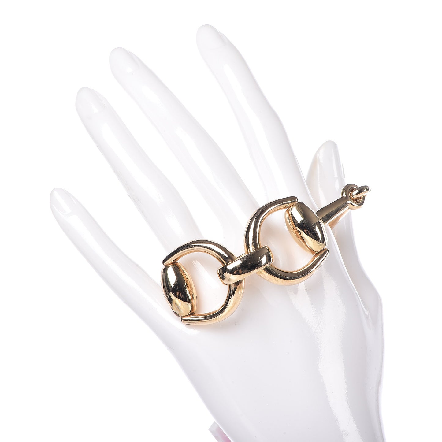 18K Yellow Gold Horsebit Bracelet