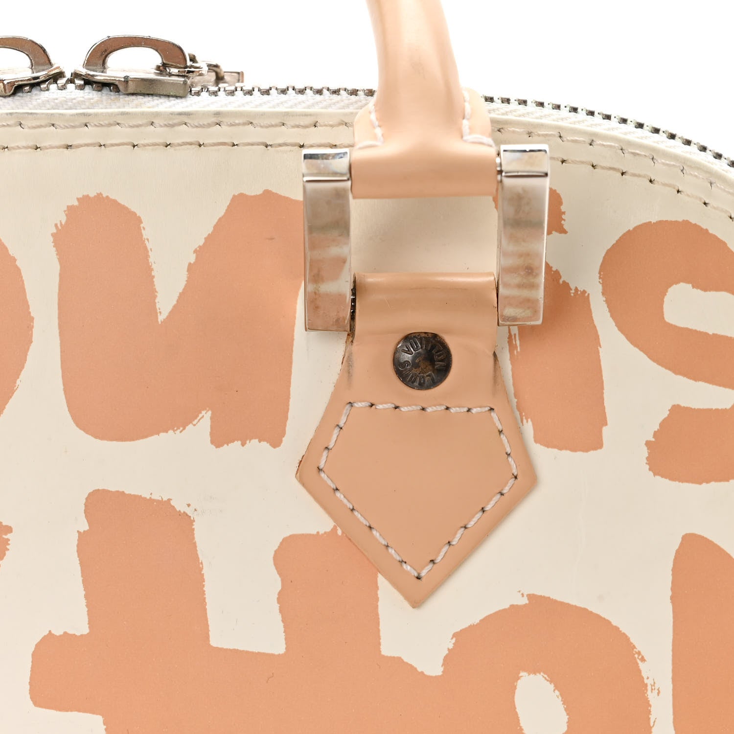 Louis Vuitton Graffiti Alma MM Peach 20 of 24