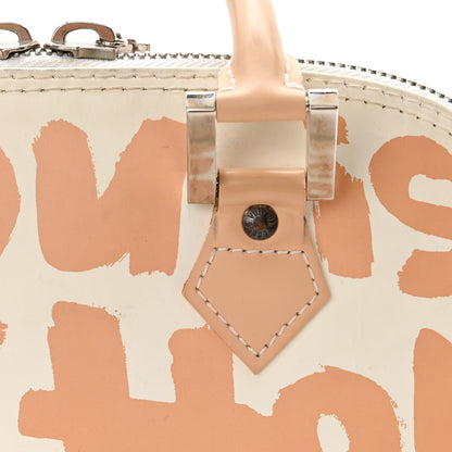 Louis Vuitton Graffiti Alma MM Peach 20 of 24