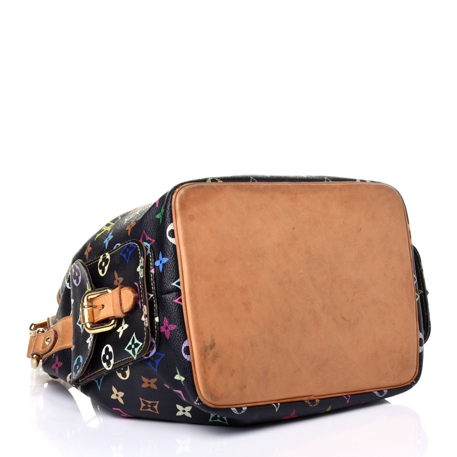 Louis Vuitton Monogram Multicolor Petit Noe Black 4 of 13