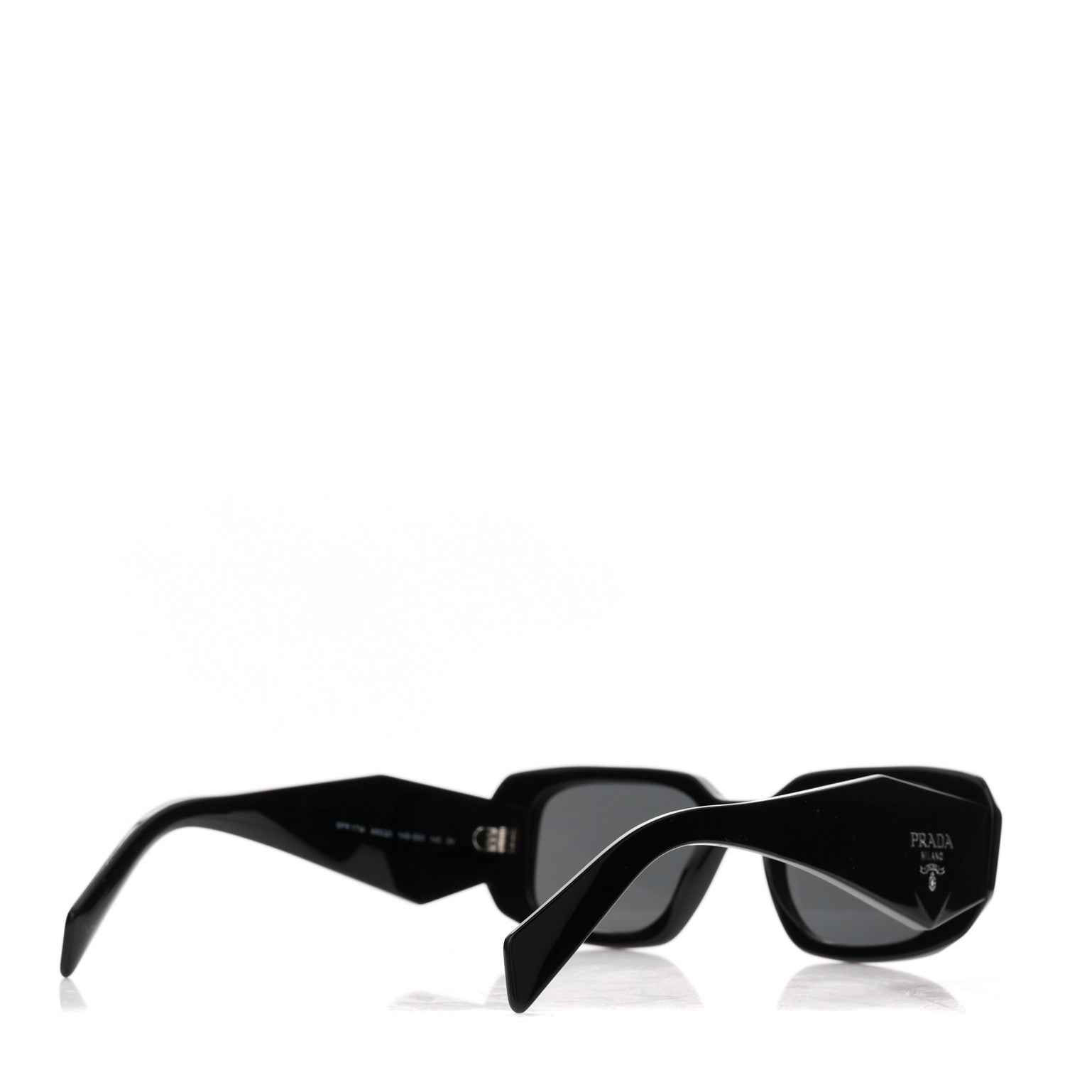 Prada Acetate Symbole Sunglasses SPR 17W Black 4 of 7