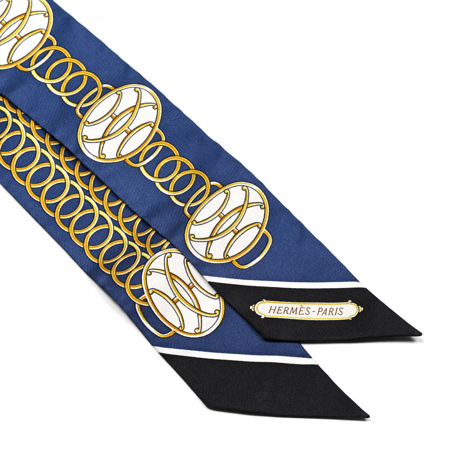 Silk Lift Profile Twilly Marine Black Gold