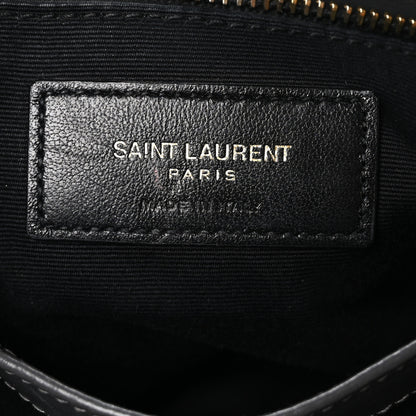 Saint Laurent Calfskin Y Quilted Monogram Toy Loulou Crossbody Bag Storm 6 of 10