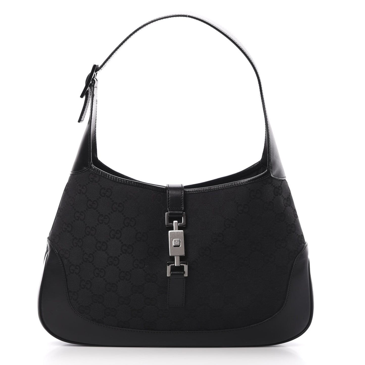Monogram Small Jackie O Hobo Black