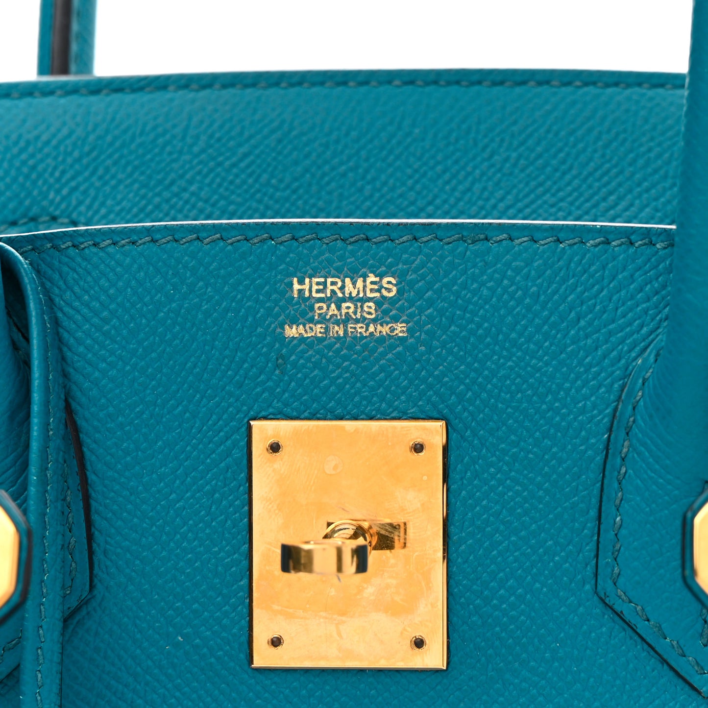 Epsom Birkin 30 Bleu Izmir