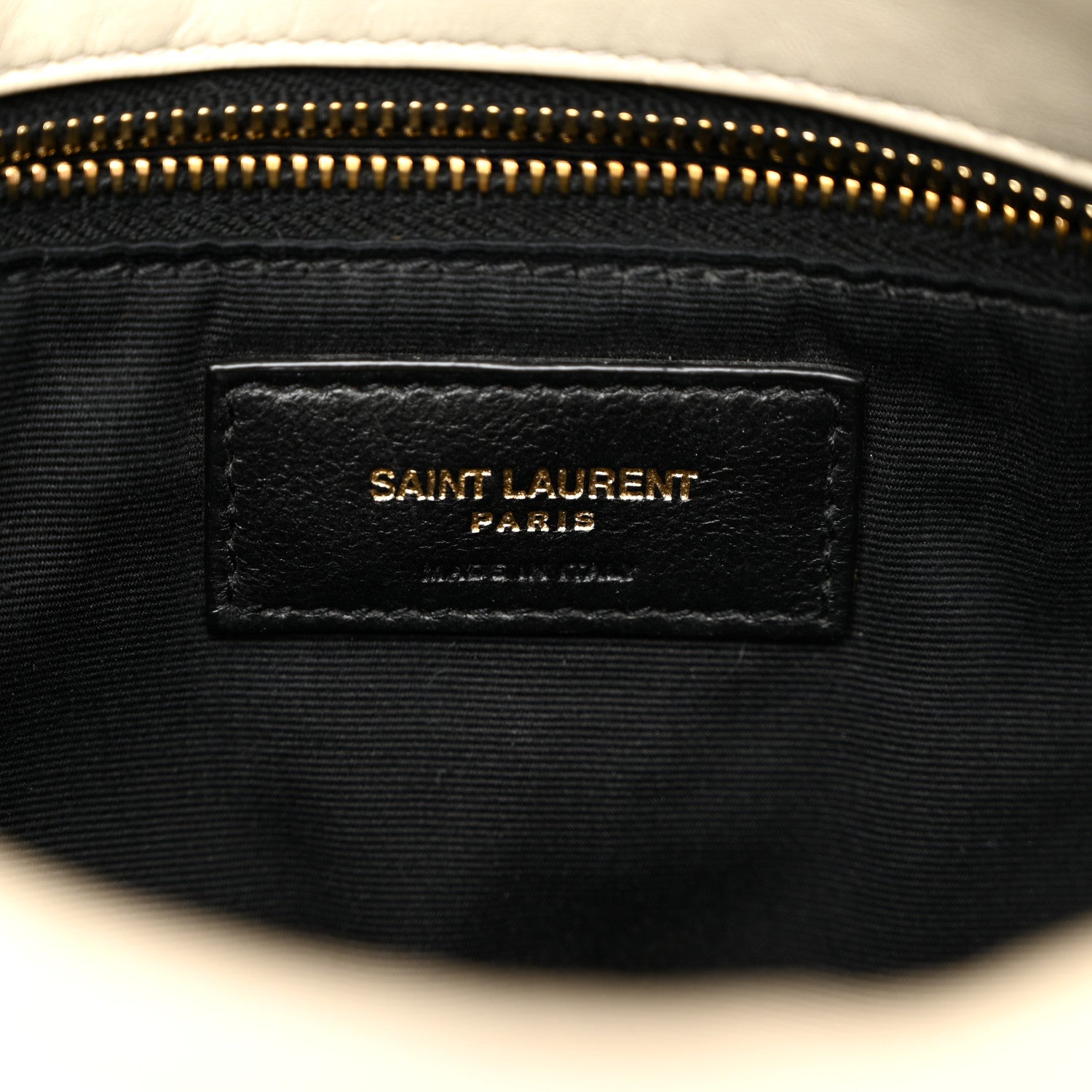 Saint Laurent Boucle Tweed Quilted Small Loulou Puffer Monogram Chain Satchel Crema Soft 6 of 12