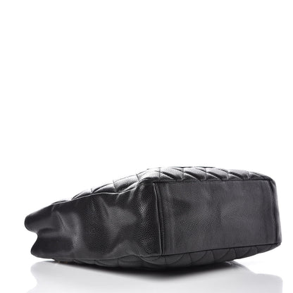 Chanel Caviar Quilted Petit Shopping Tote PST Black 4 of 15