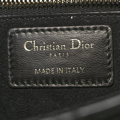 Christian Dior Lambskin Cannage Large Dioraddict Flap Bag Black 6 of 10