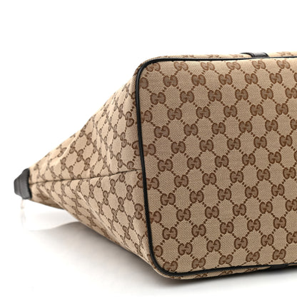 Gucci GG Monogram Large Joy Tote Bag Dark Brown 9 of 10