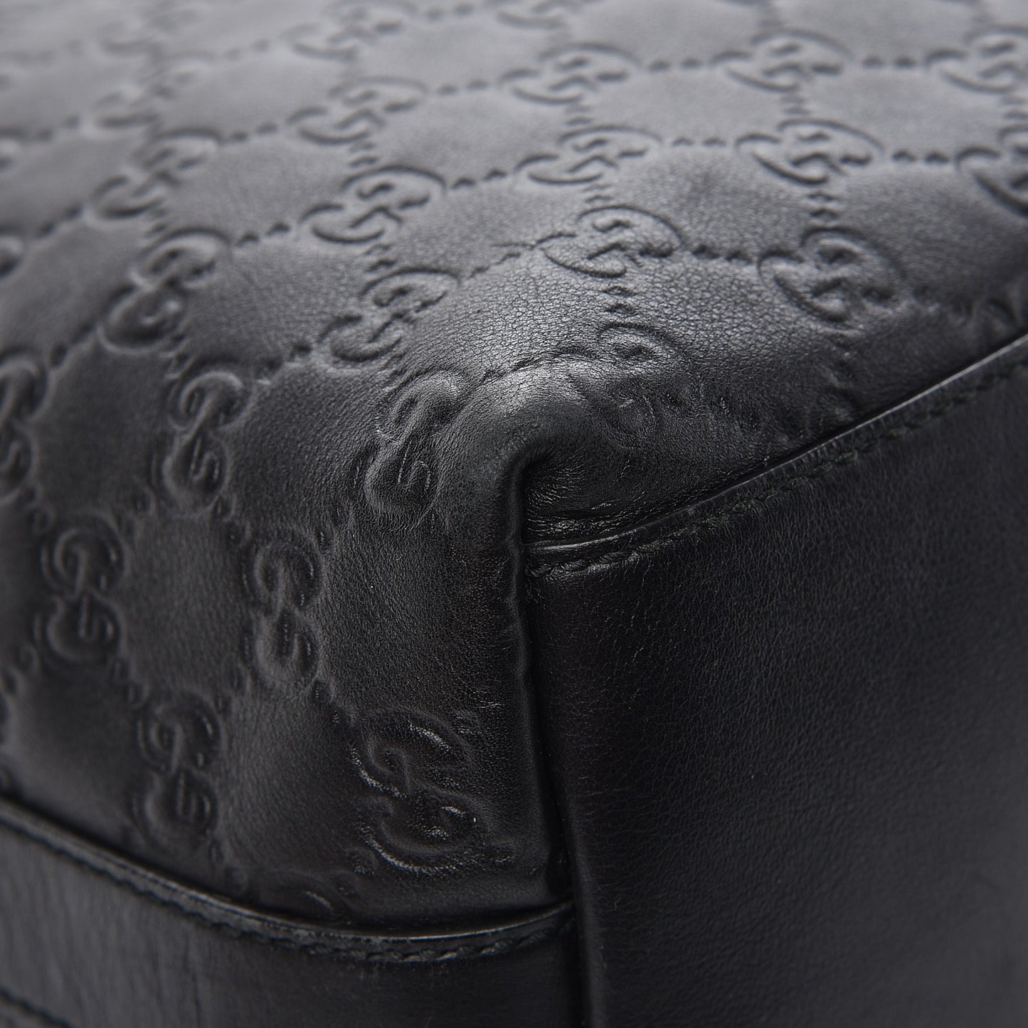 Guccissima Small Miss GG Hobo Black