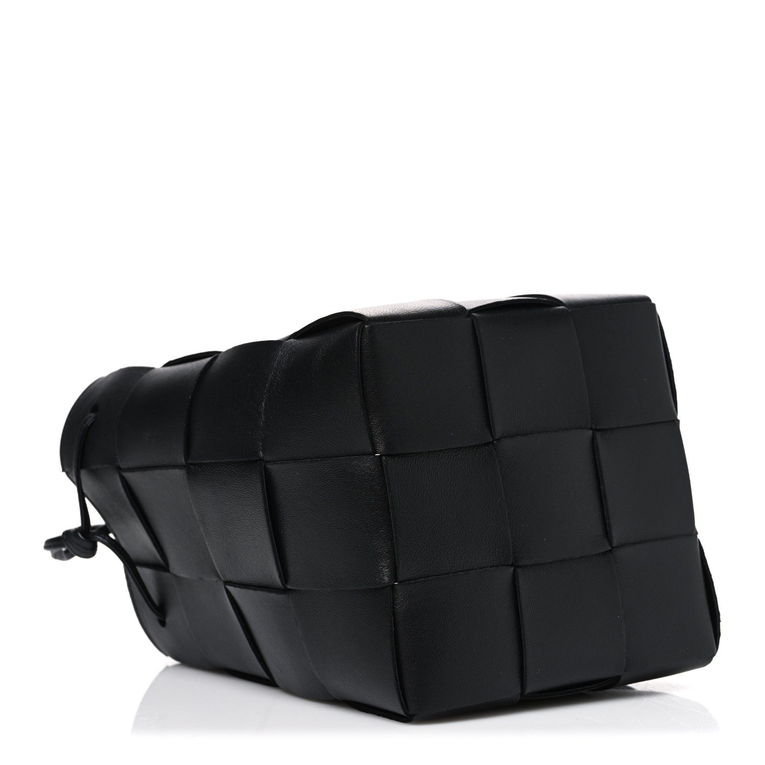 Bottega Veneta Nappa Maxi Intrecciato Cassette Bucket Bag Black 3 of 8