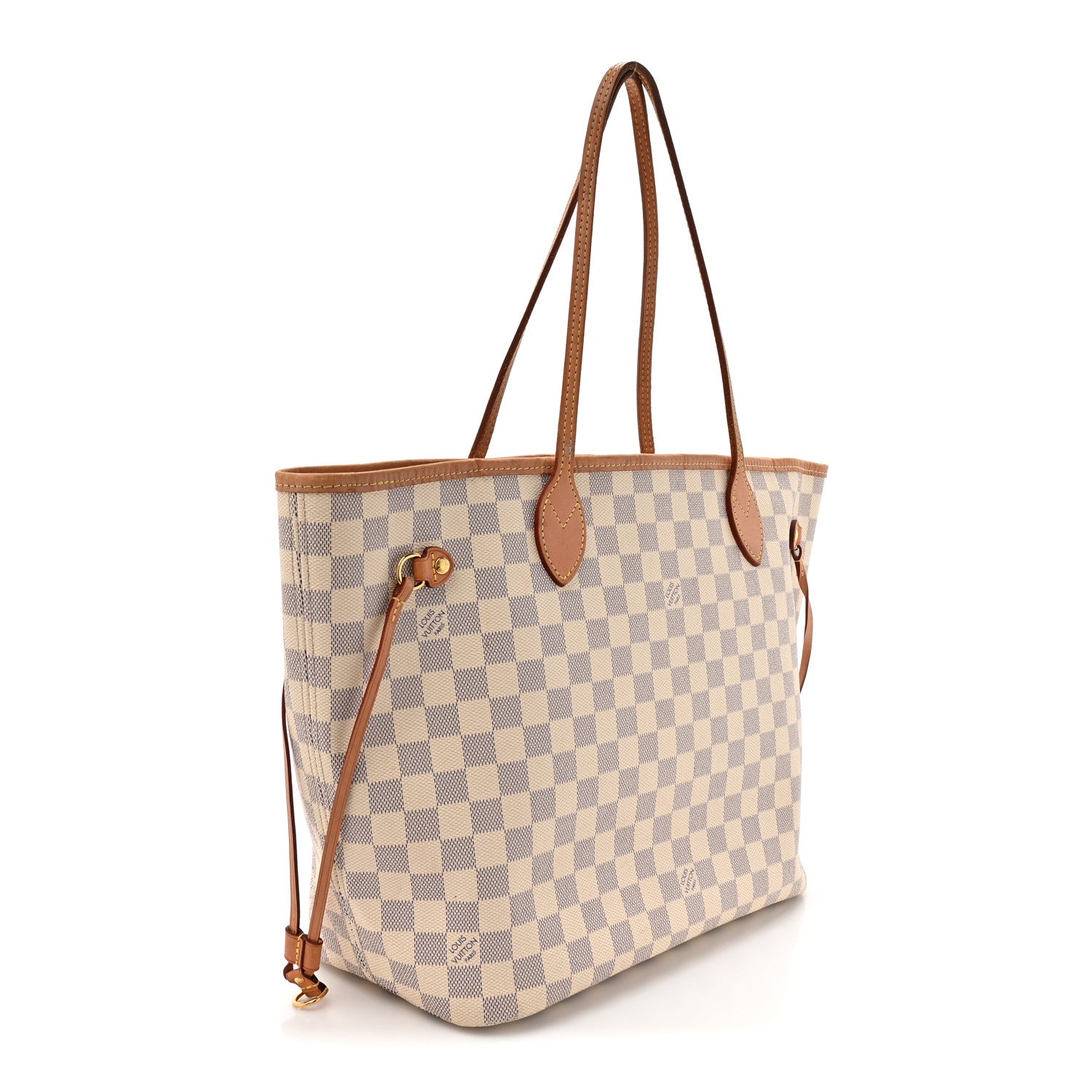 Louis Vuitton Damier Azur Neo Neverfull MM Rose Ballerine 4 of 17