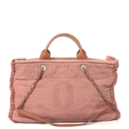 Chanel Canvas Large Double Face Tote Pink 1 of 10