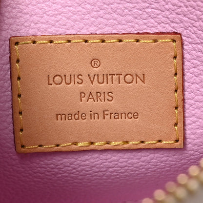 Louis Vuitton Monogram Multicolor Cosmetic Pouch White Litchi 6 of 9