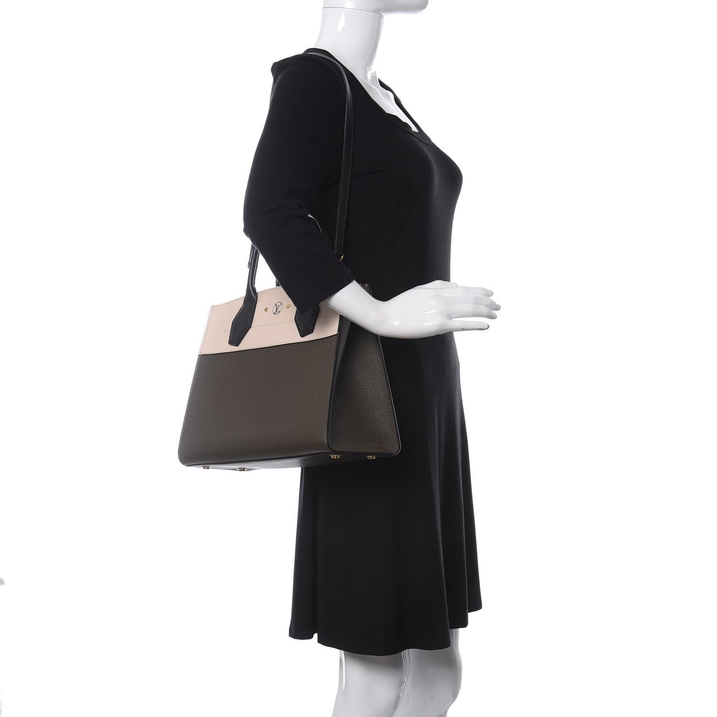 Taurillon City Steamer MM Kaki Creme Black