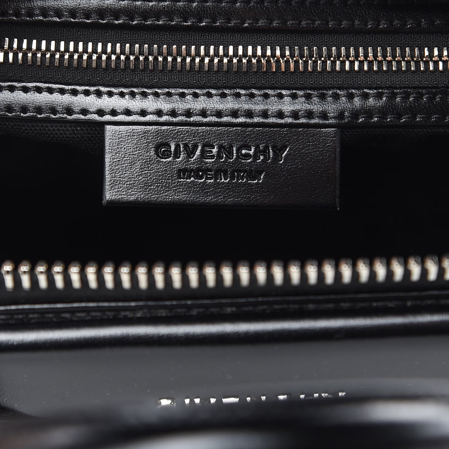 Givenchy Shiny Lord Calfskin Medium Antigona Black 6 of 10