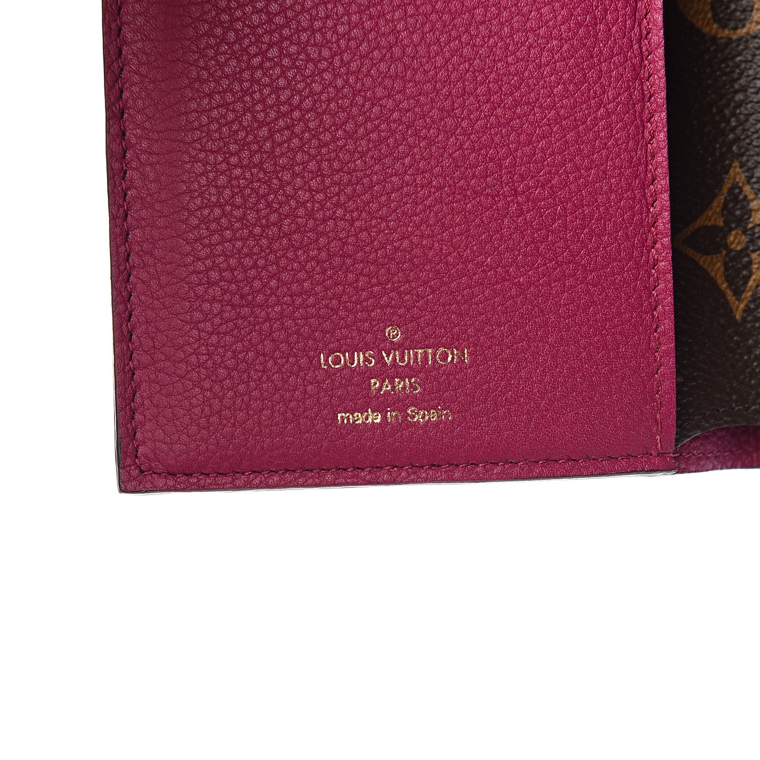 Louis Vuitton Monogram Pallas Compact Wallet Grape 5 of 5