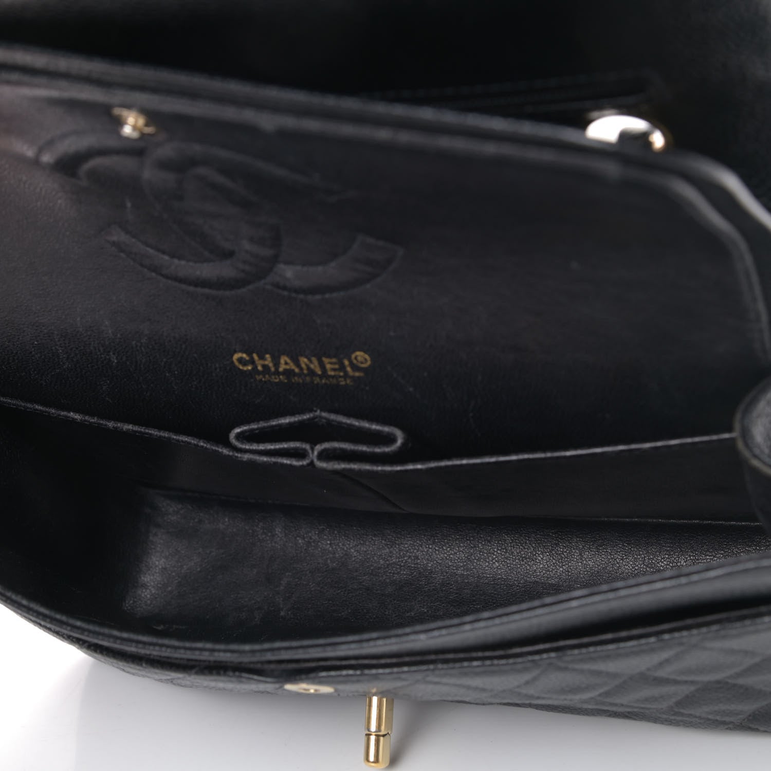 Chanel Caviar Quilted Medium Double Flap Black 4 of 4