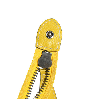 Celine Drummed Calfskin Micro Luggage Citron 6 of 8
