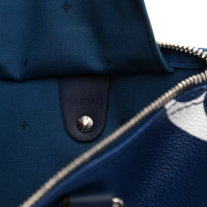 Louis Vuitton Monogram Escale Speedy Bandouliere 30 Blue 7 of 9