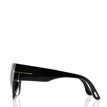 Tom Ford Acetate Anoushka Cat Eye Sunglasses TF371 Black 3 of 9