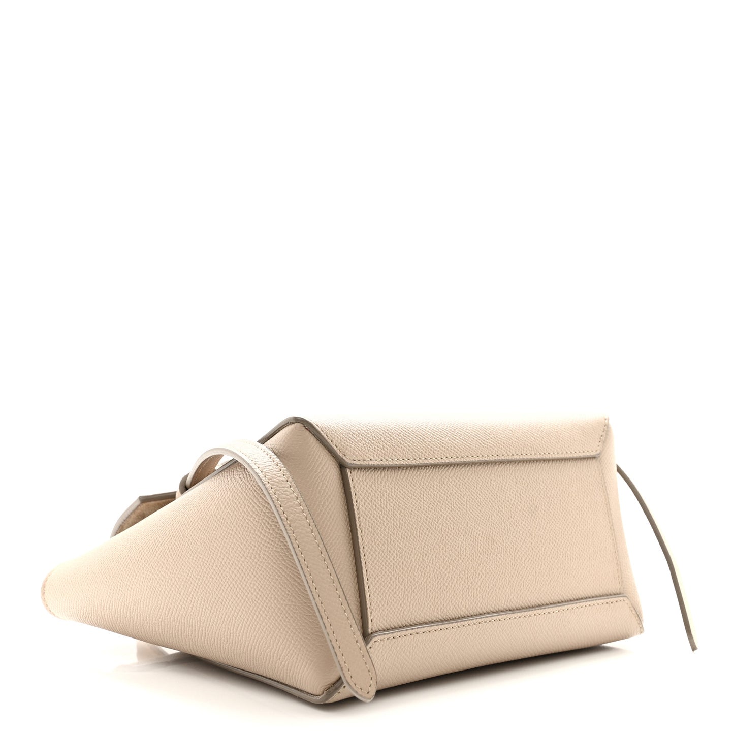 Grained Calfskin Nano Belt Bag Light Taupe