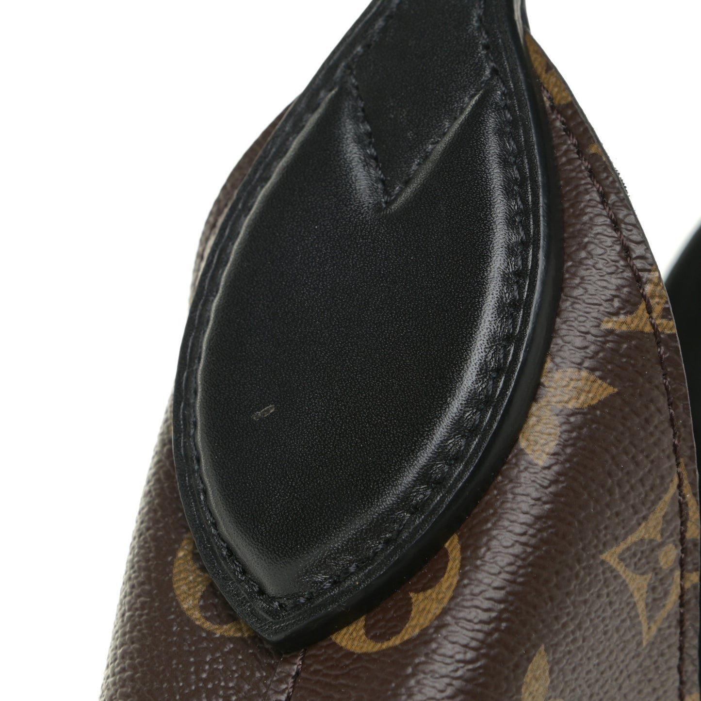 Monogram Flower Hobo Black