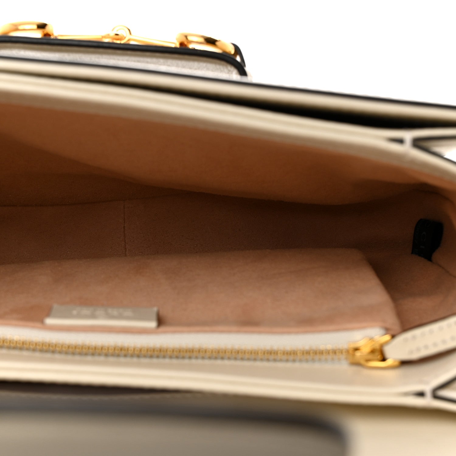 Gucci GG Supreme Monogram Horsebit 1955 Shoulder Bag Beige Mystic White 5 of 11