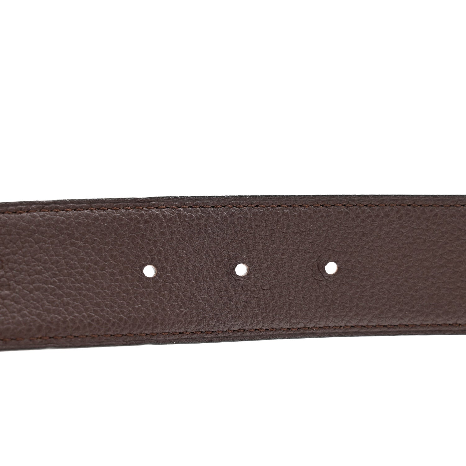 Hermes 135 Togo 38mm Constance H Belt 85 34 Black Chocolate 4 of 4